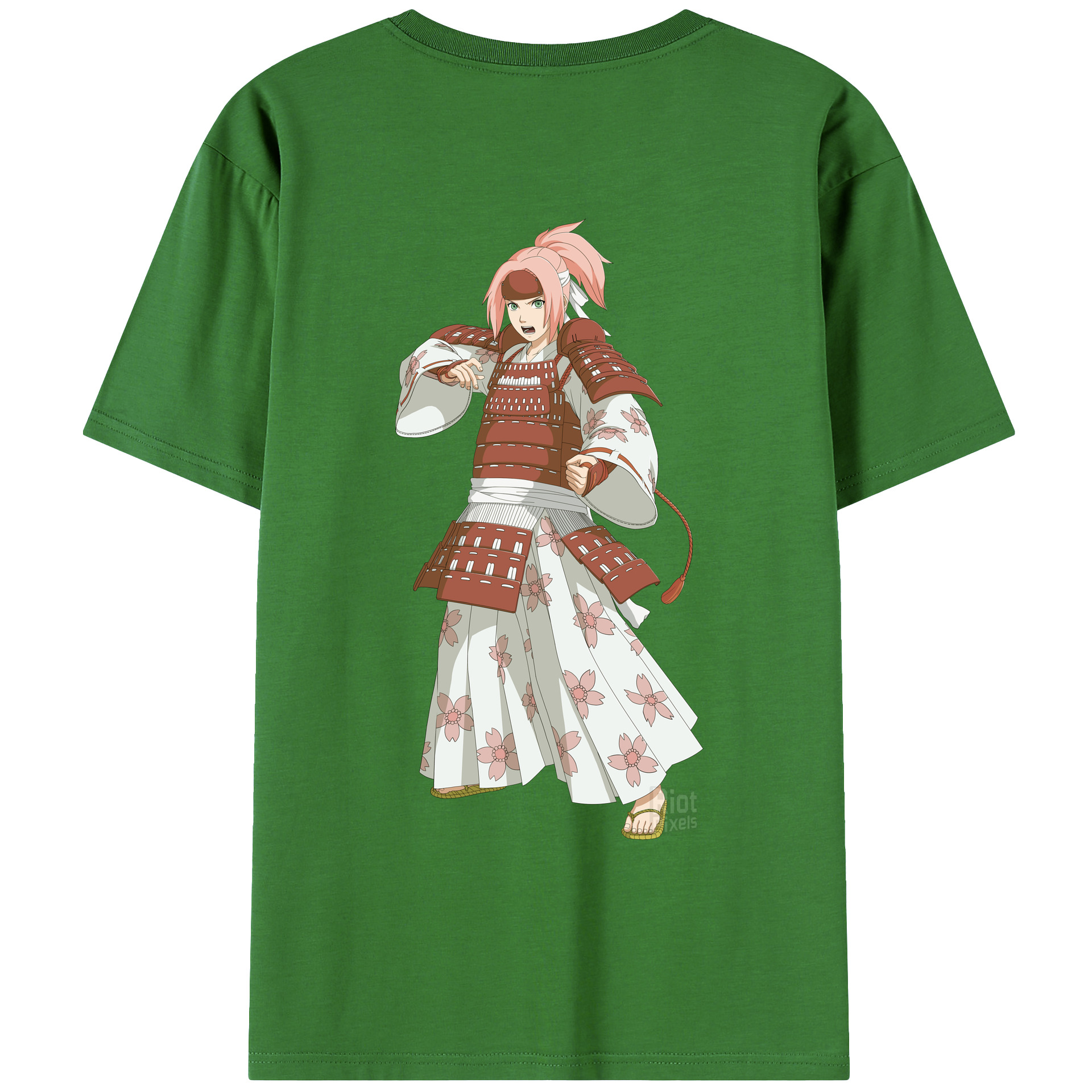 （画像用） NARUTO -ナルト- 春野サクラ Haruno Sakura レディース半袖Tシャツ(バックプリント)